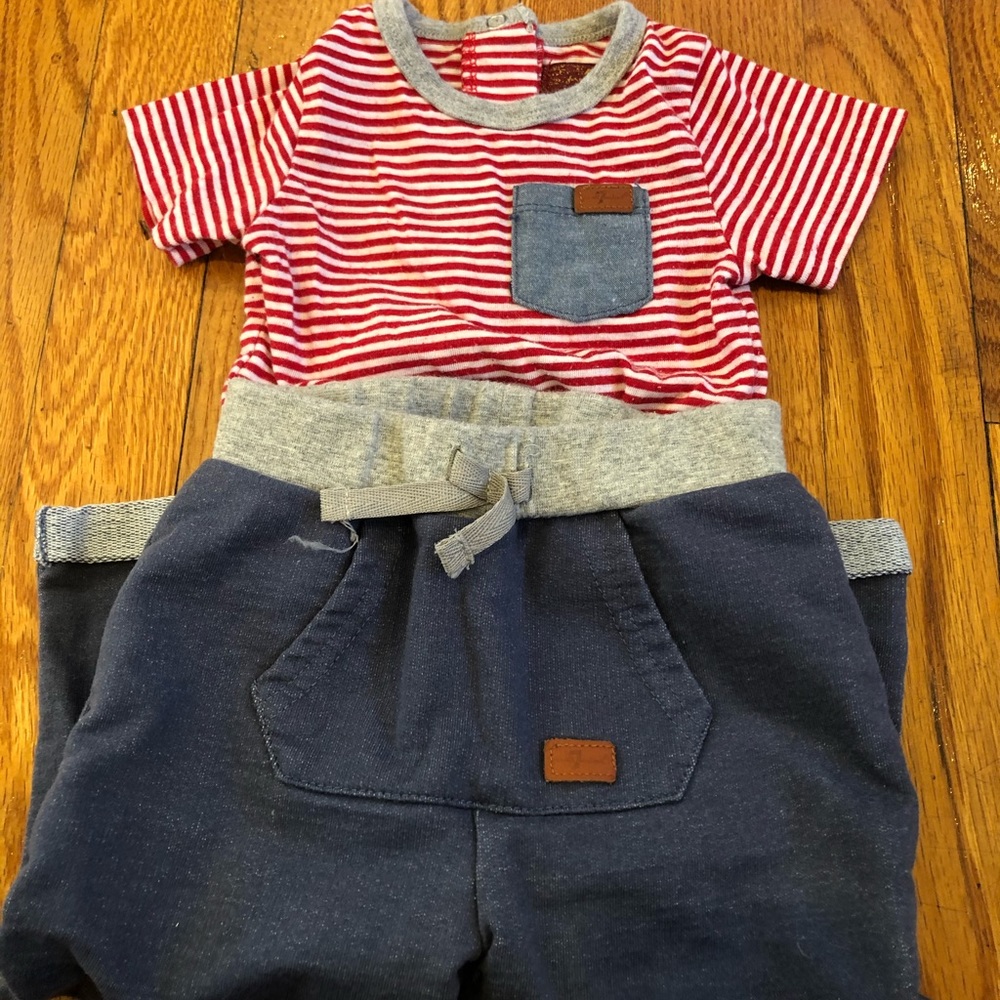 Cat & Jack Short sleeve/pants set 6-9 months.